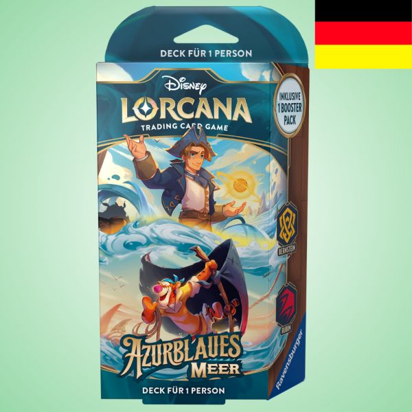 Disney Lorcana: Azurblaues Meer - Starter Deck Bernstein/Rubin