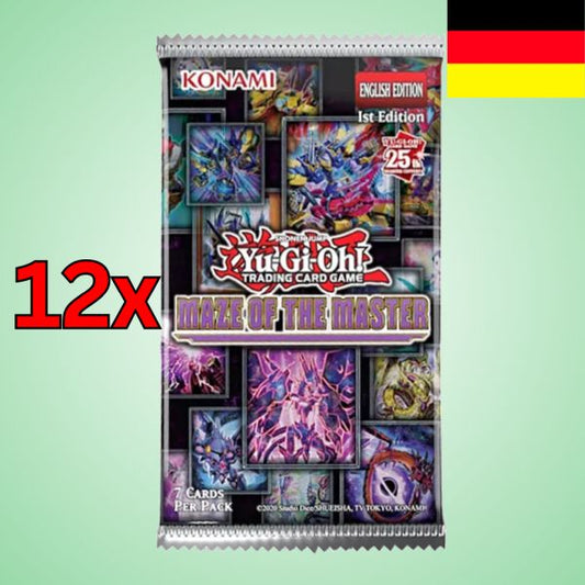 [Vorbestellung 13.03.25] Yu-Gi-Oh! Maze of the Master - Halbes Display (12 Booster) - DE