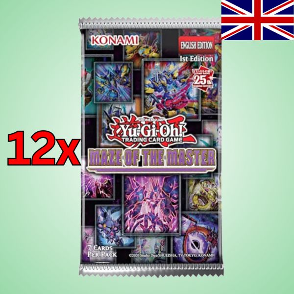 [Vorbestellung 13.03.25] Yu-Gi-Oh! Maze of the Master - Halbes Display (12 Booster) - ENG