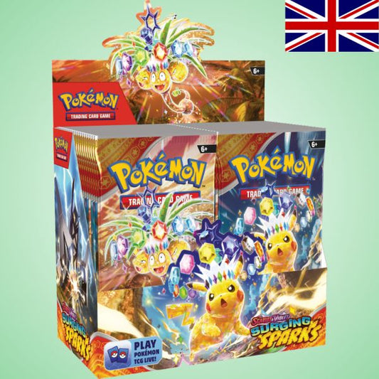 Pokemon: Surging Sparks - Booster Display