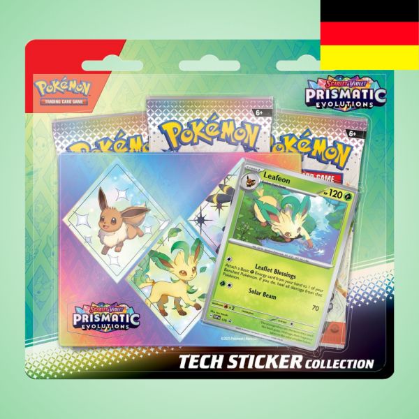 [Vorbestellung 17.01.25] Pokemon: Prismatische Entwicklungen - Tech Sticker Kollektion