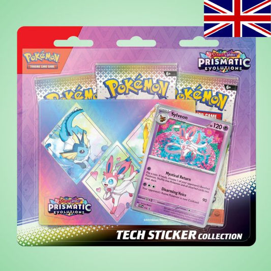 [Vorbestellung 17.01.25] Pokemon: Prismatic Evolutions - Tech Sticker Kollektion