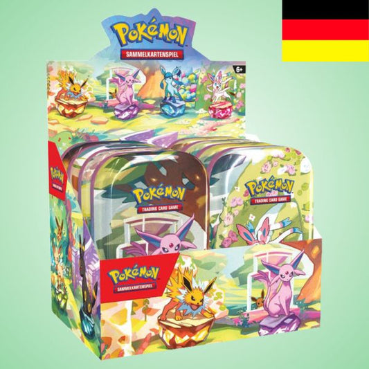 [Vorbestellung 07.02.25] Pokemon: Prismatische Entwicklungen - Mini Tin Display