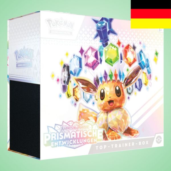 [Vorbestellung 17.01.25] Pokemon: Prismatische Entwicklungen - Top Trainer Box