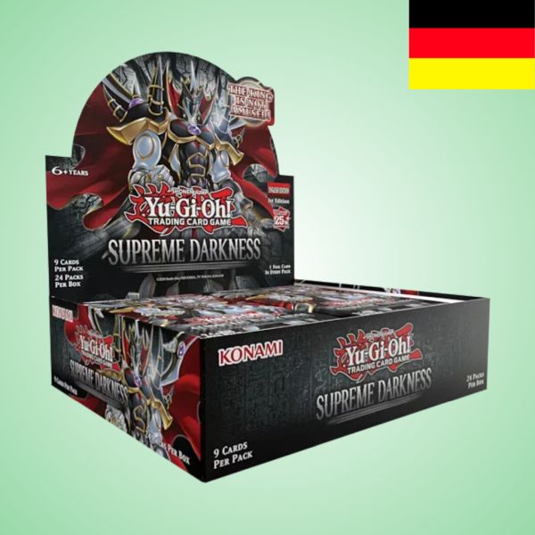 [Vorbestellung 23.01.25] Yu-Gi-Oh! Supreme Darkness - Booster Display (24 Booster) - DE